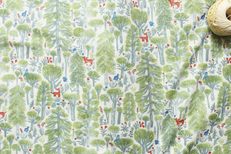 Jcパステルの森<br>　白×緑